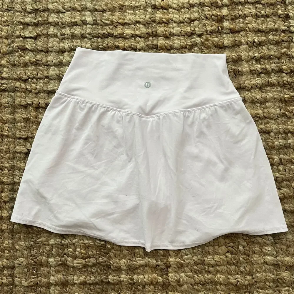 Lululemon Align High Rise Skirt Pink Haze Size 8 Athletic Tennis Golf Skort EUC